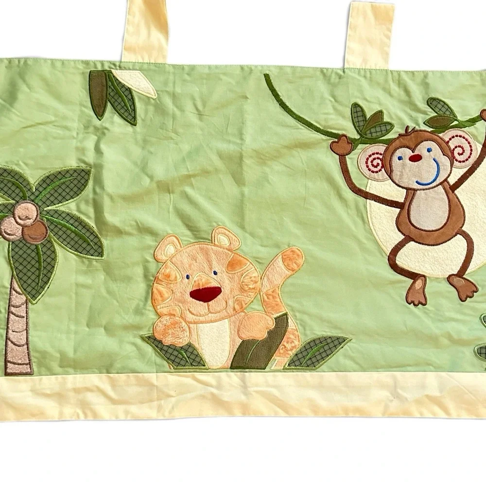 NoJo Jungle Babies 6-Piece Crib Bedding Set Safari Nursery Comforter